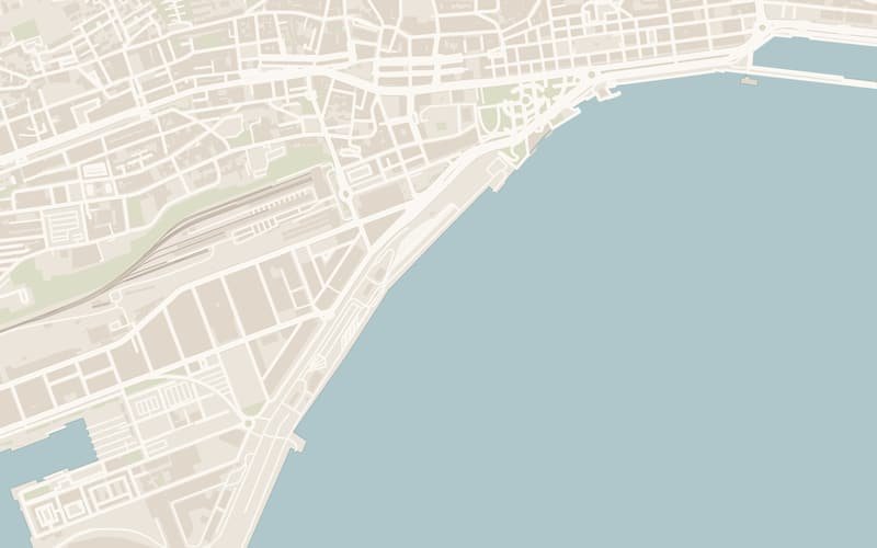 Mapa de la zona: Recupera está en la Calle Antonio López 20, frente a la bahía de Santander, cerca de las estaciones de tren y de autobús, de la terminal del ferri y del Centro Botín